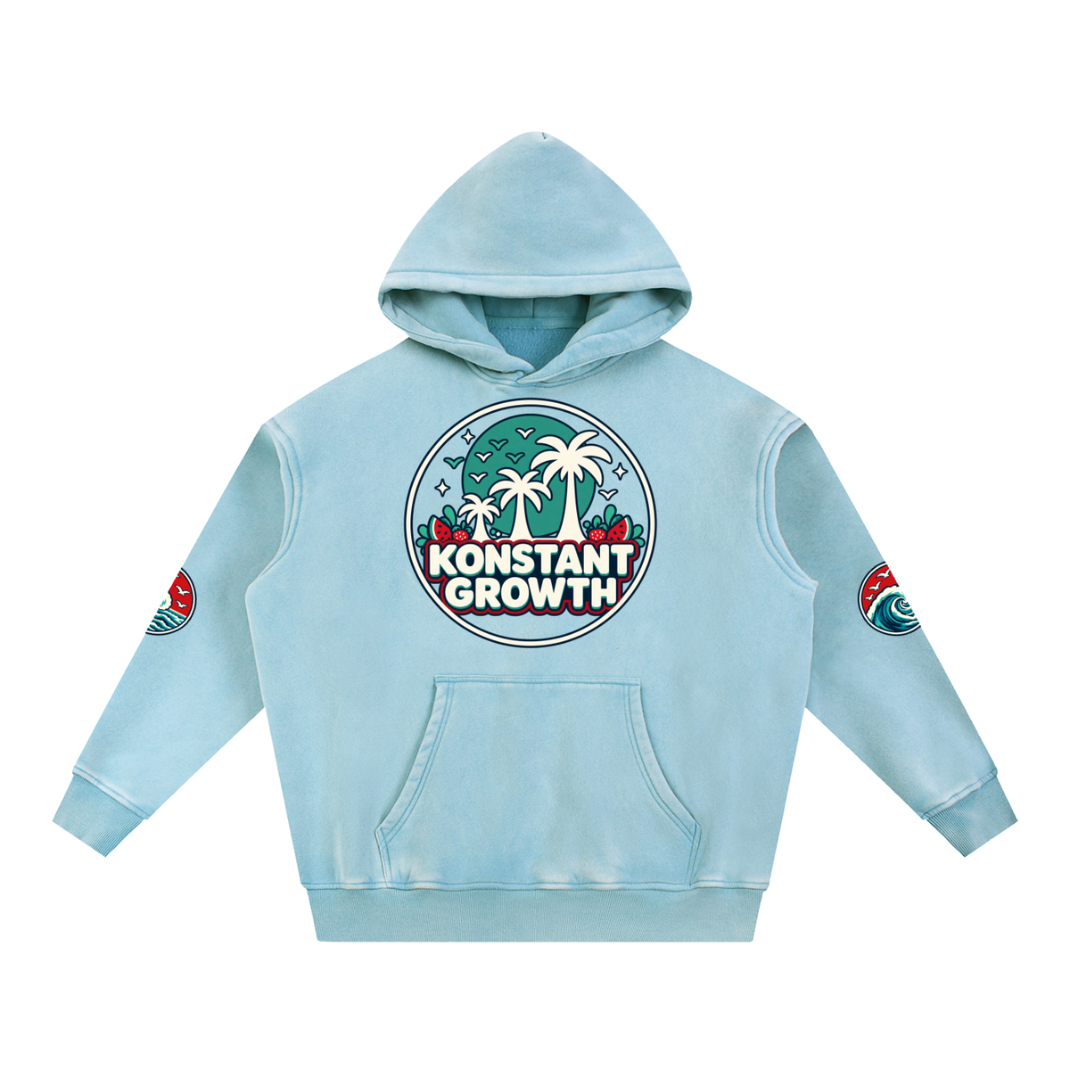 Snow Wash Fleece Oversize Hoodie ODMPOD