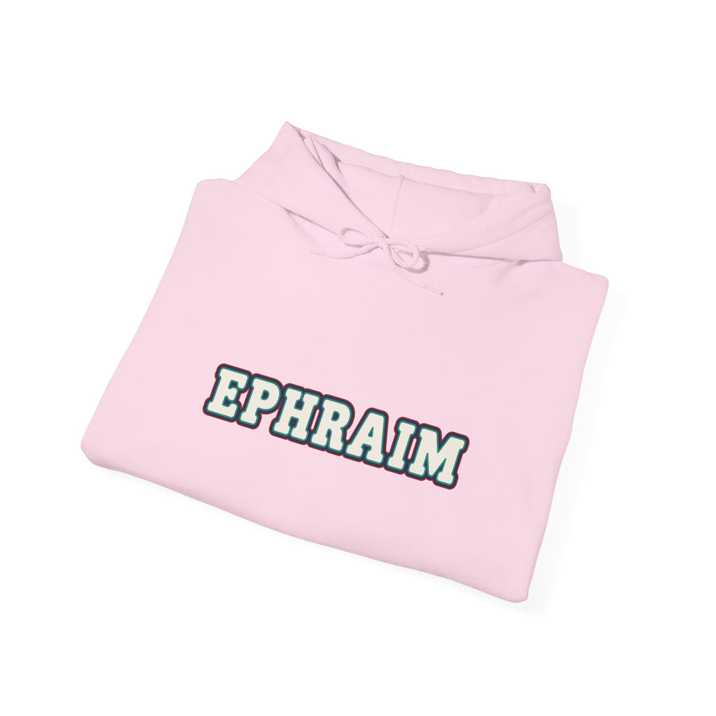 Ephraim Hoodie — Vintage Crest Graphic Hooded Sweatshirt