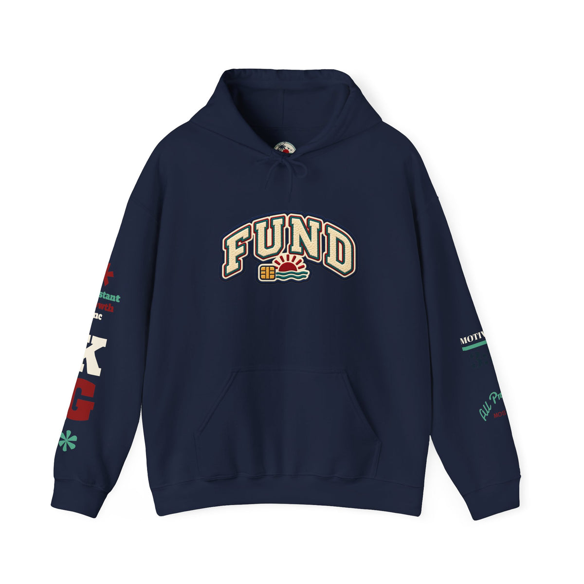 Copy of Hoodie - 'Divine Love' Graphic Hoodie with Vintage Bird & Floral Back Artwork