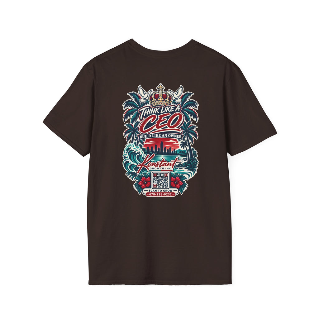 Think Like a CEO T-Shirt — Konstant Growth Motivational Graphic Tee