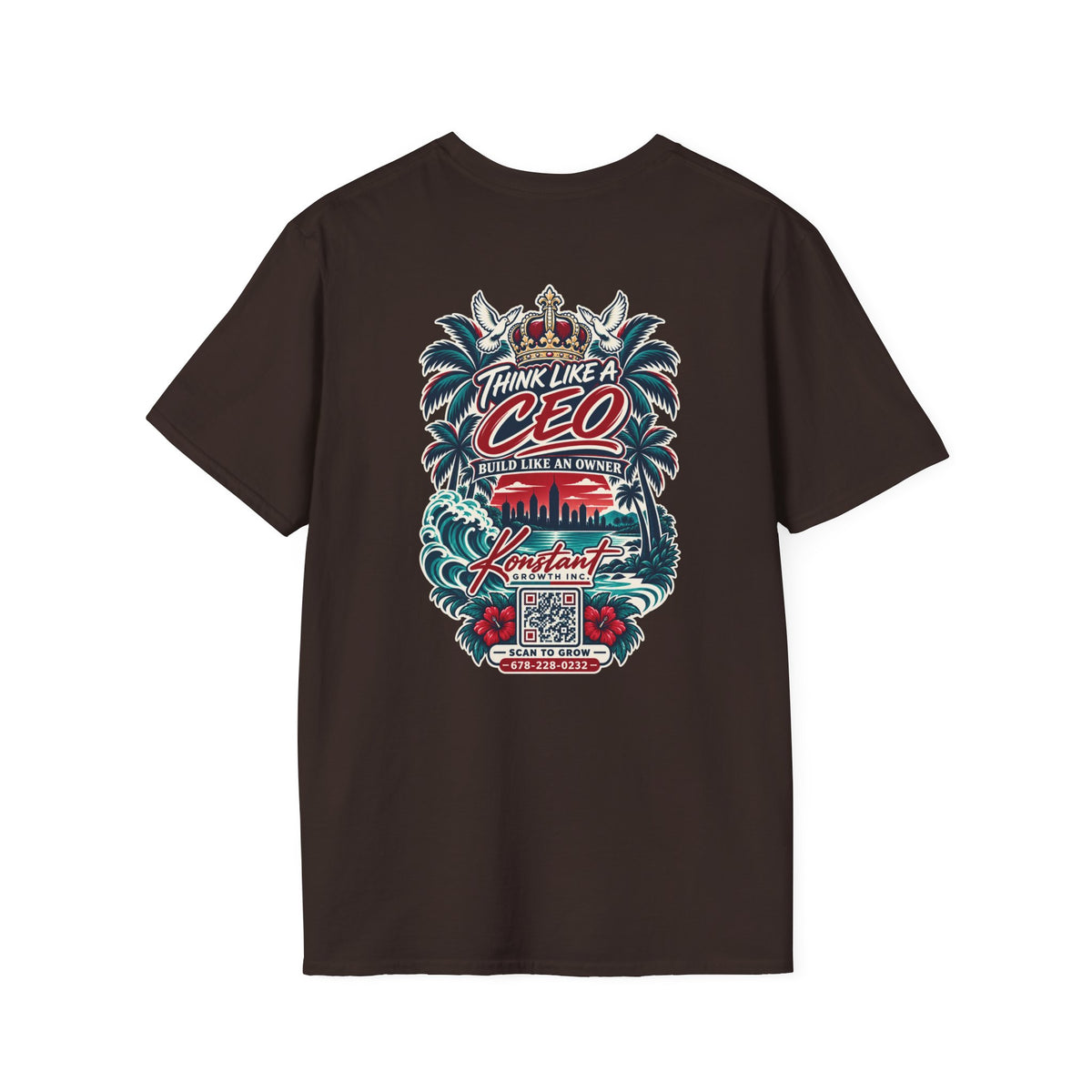 Think Like a CEO T-Shirt — Konstant Growth Motivational Graphic Tee