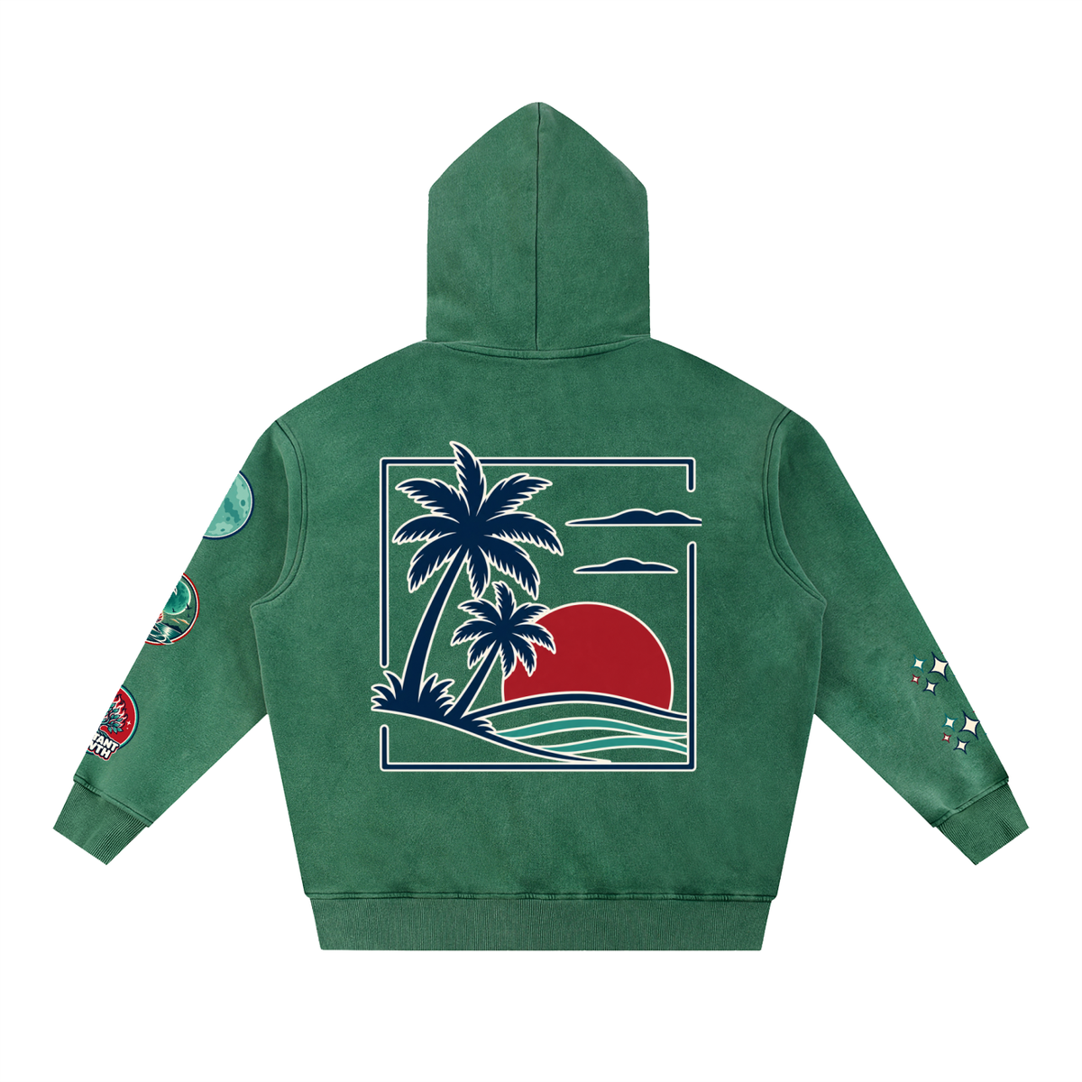 Konstant Growth Vintage — Snow Wash Fleece Oversize Hoodie