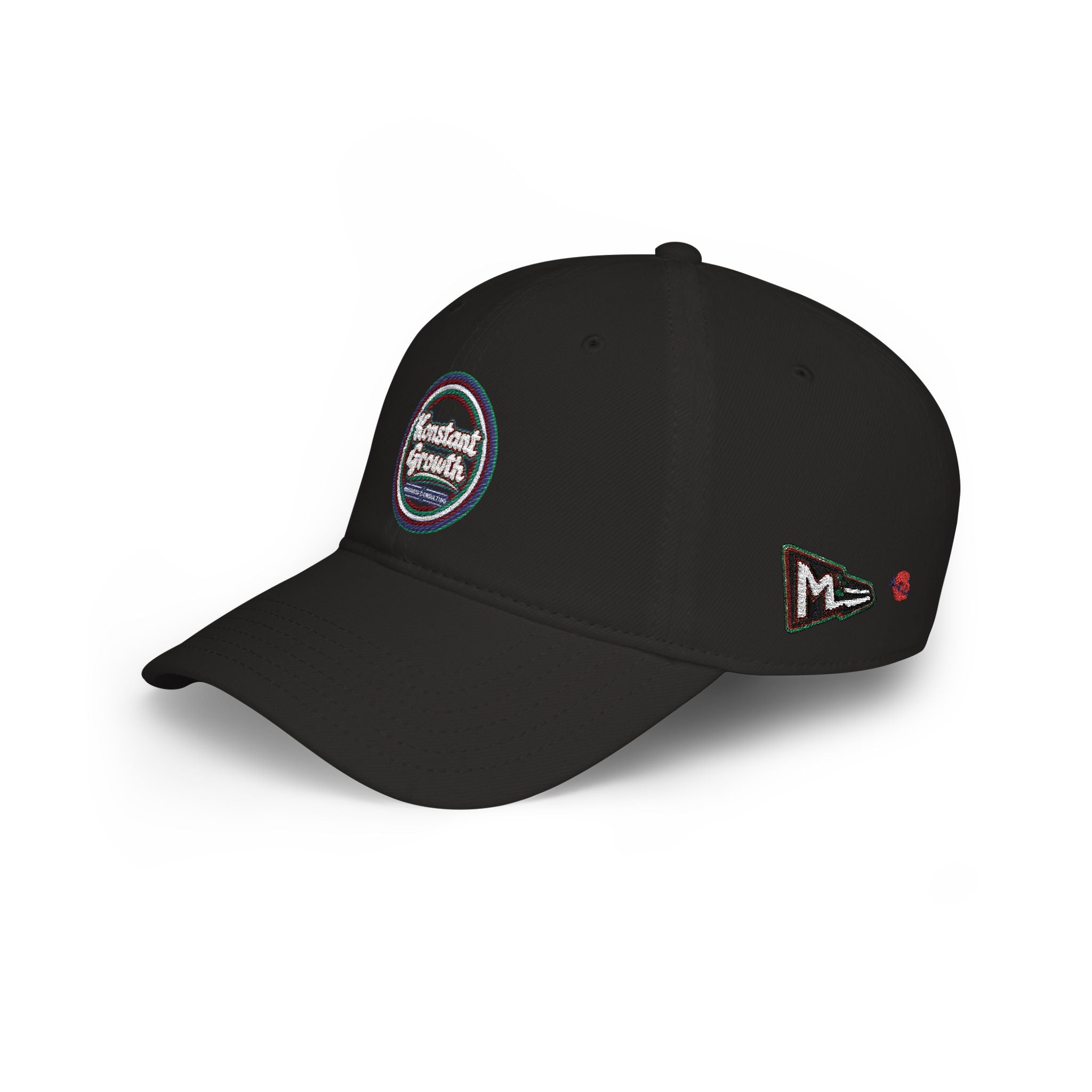 Konstant Growth Circular Logo Baseball Cap | Embroidered Badge