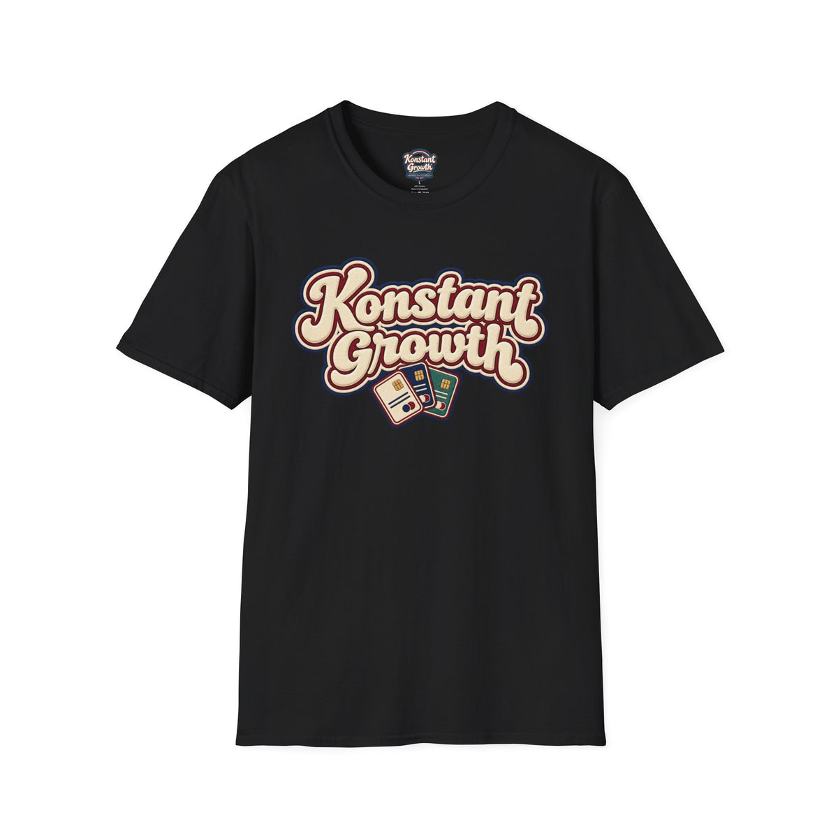 Copy of Konstant Growth T-Shirt — Retro Palm Sunset Design