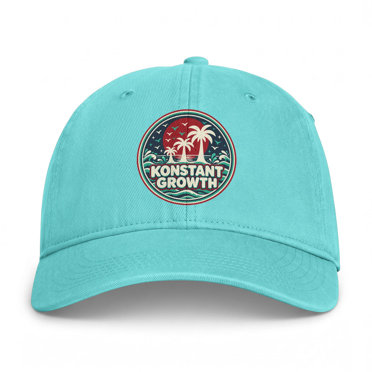 Copy of Konstant Growth Palm Hat — Coastal Vintage Baseball Cap Printify