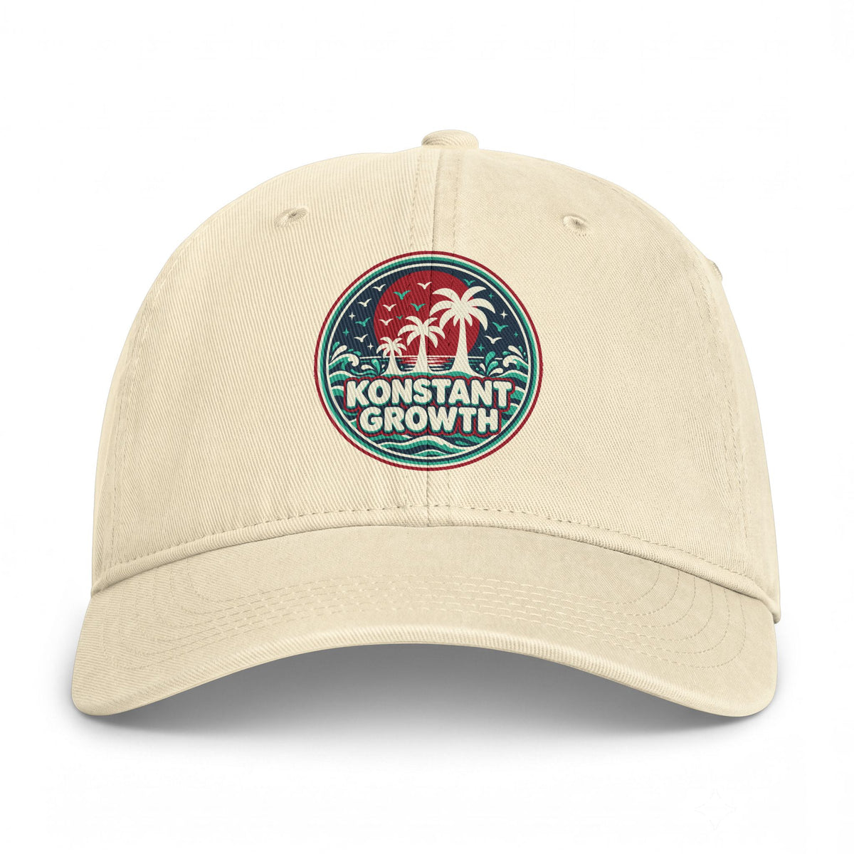 Copy of Konstant Growth Palm Hat — Coastal Vintage Baseball Cap Printify