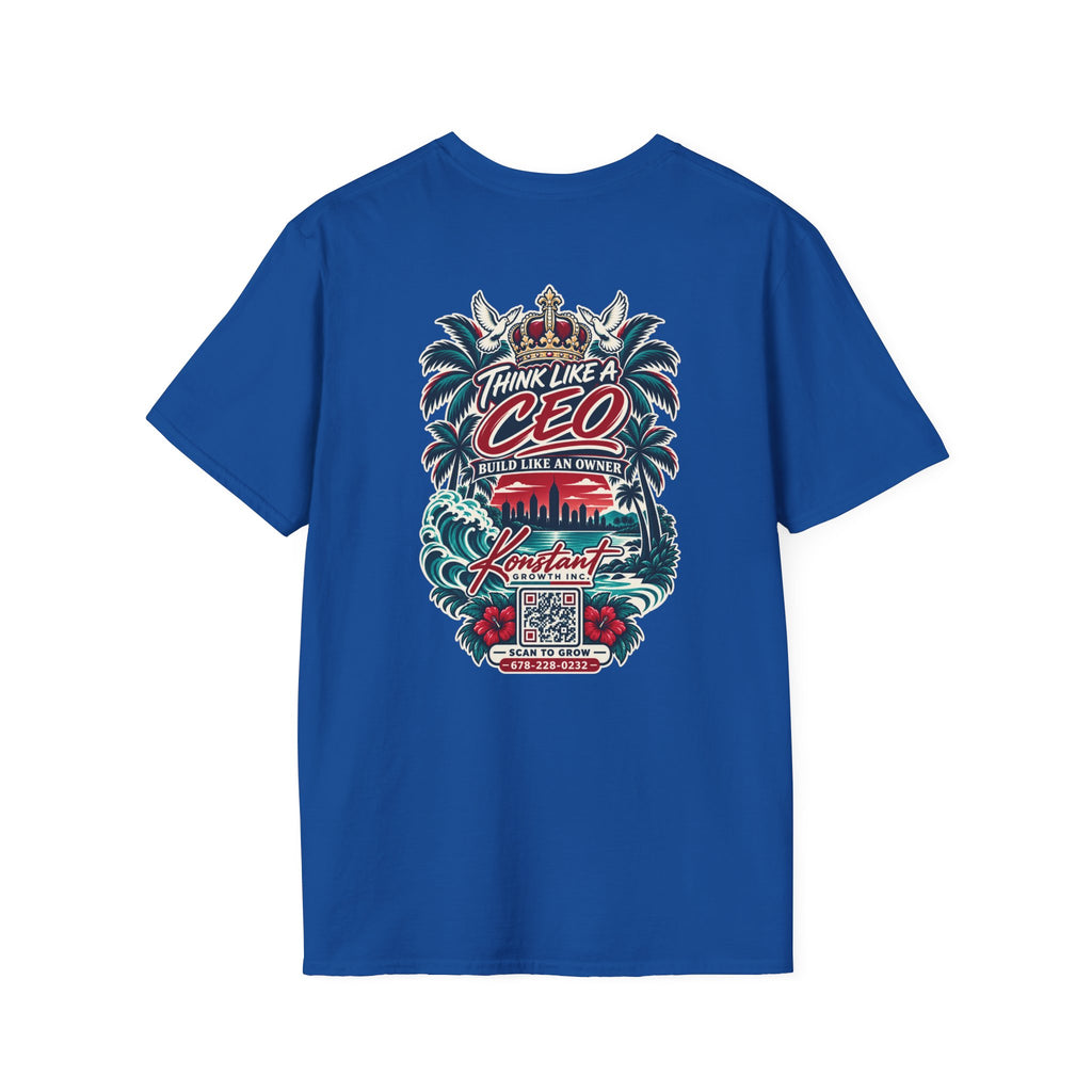 Think Like a CEO T-Shirt — Konstant Growth Motivational Graphic Tee