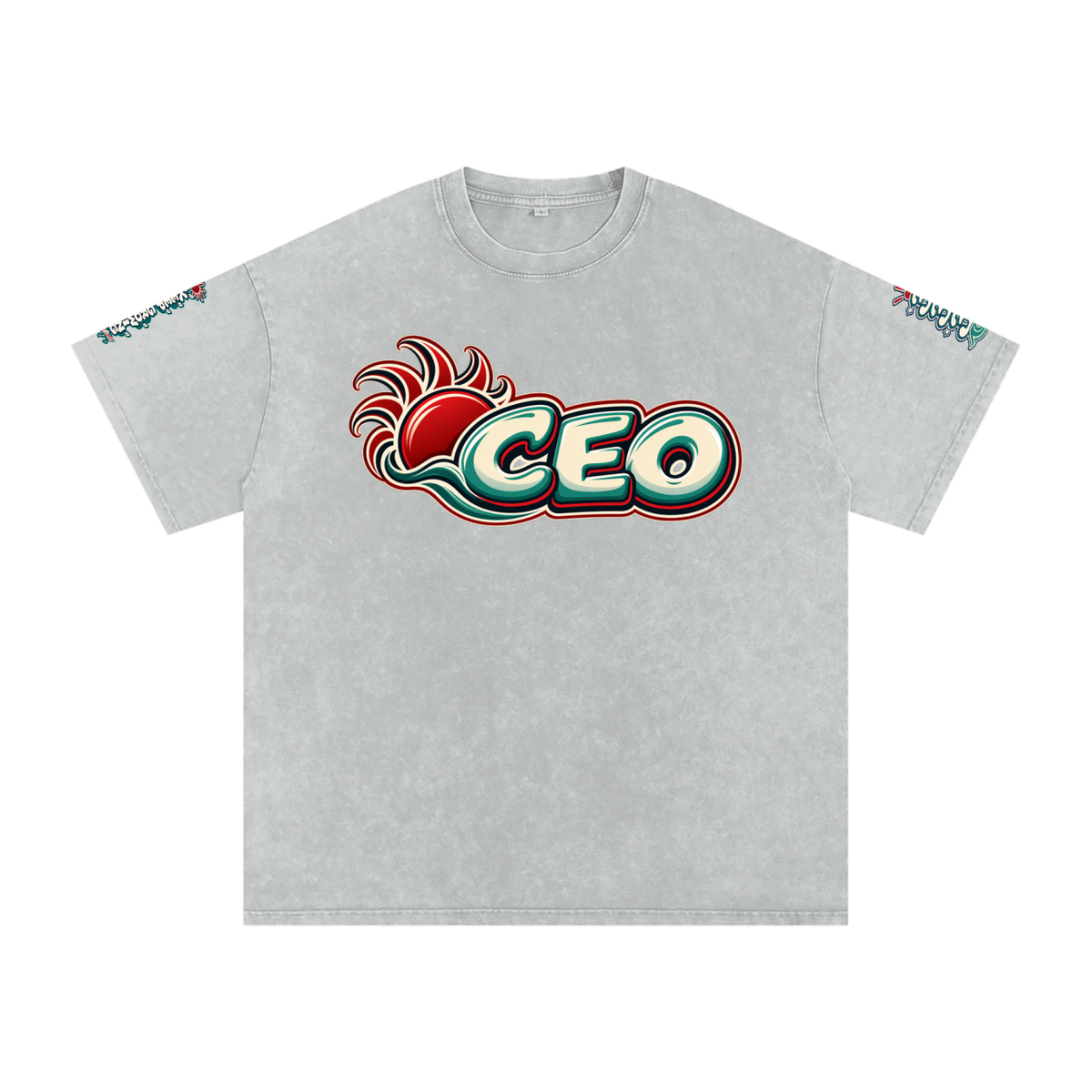 Konstant Growth Vintage — Snow-Washed Oversized Cotton Tee — Edition I ODMPOD