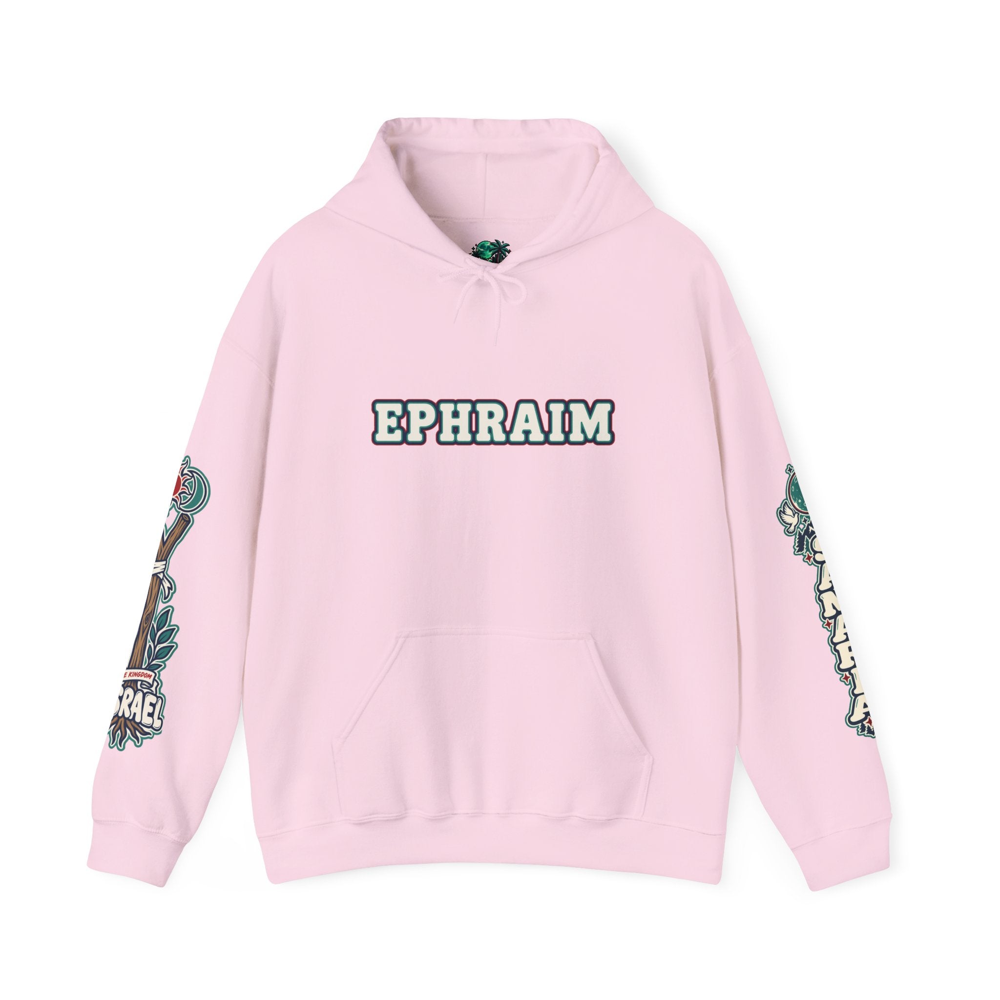 Ephraim Hoodie — Vintage Crest Graphic Hooded Sweatshirt