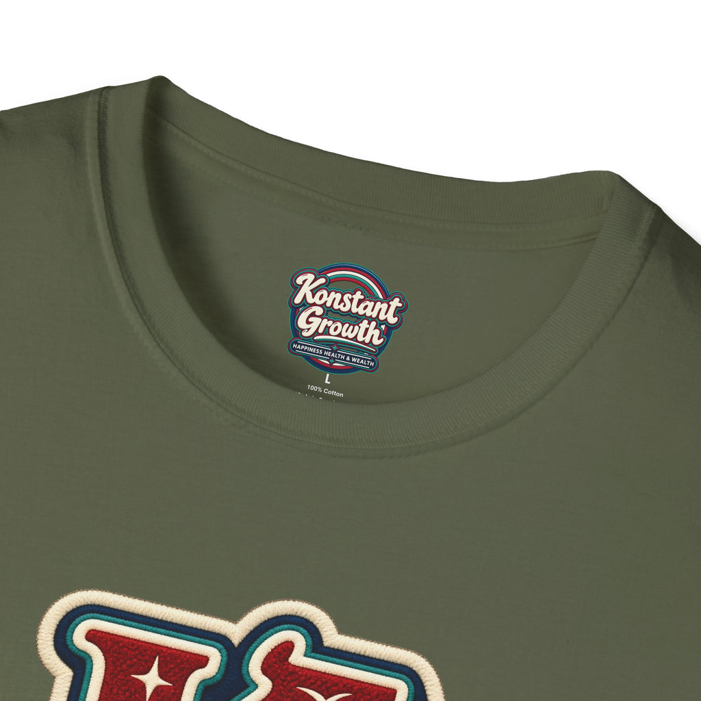 Eclipse Crest T-Shirt — Vintage Floral KG Logo