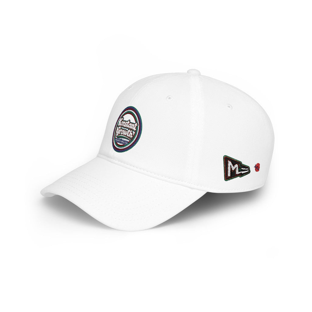 Konstant Growth Circular Logo Baseball Cap | Embroidered Badge