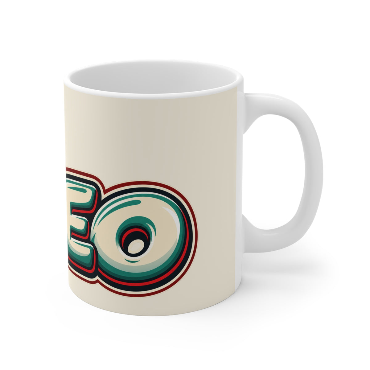 Retro Sunset Crest Mug — CEO Vintage Surf Wave Coffee Cup (11oz)
