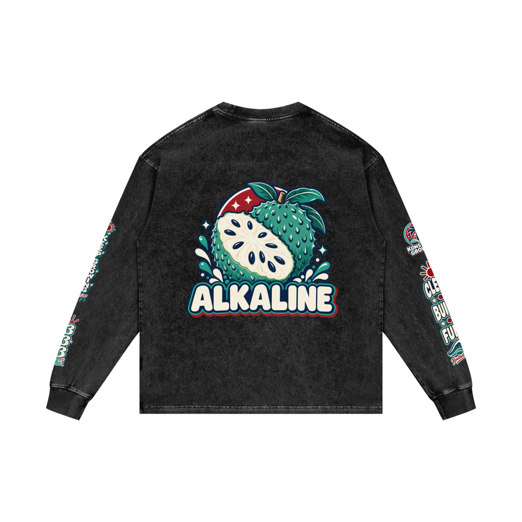 Konstant Growth Vintage — Soursop Acid Wash Long Sleeve Tee