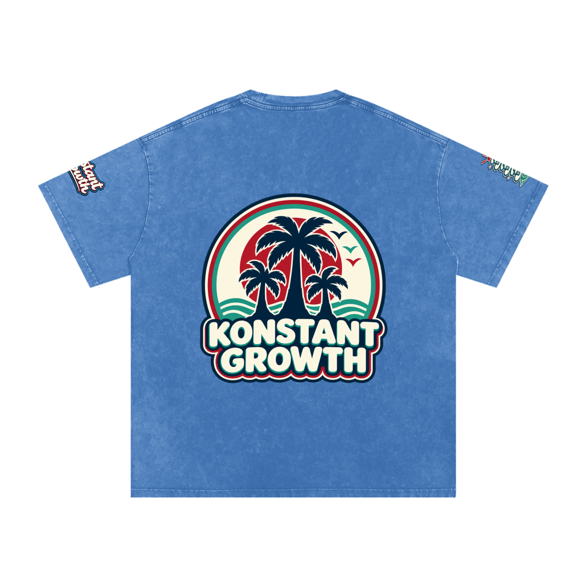 Konstant Growth Vintage — Snow Washed Oversized Cotton T-Shirt
