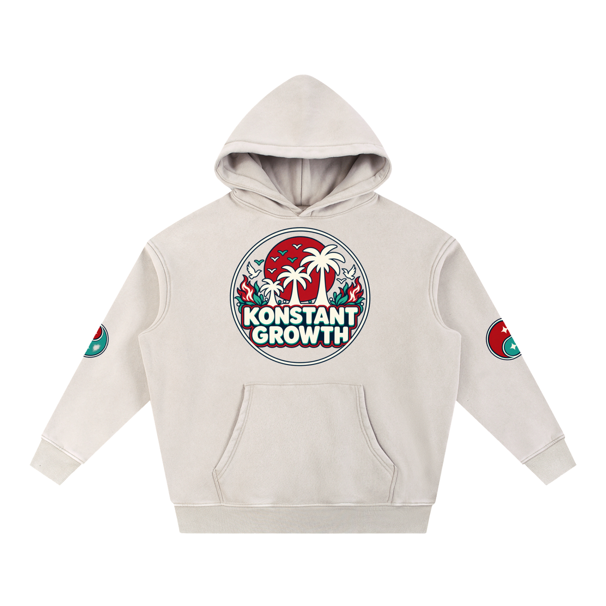 Snow Wash Fleece Oversize Hoodie ODMPOD