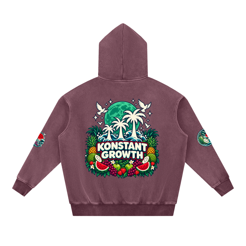 Snow Wash Fleece Oversize Hoodie ODMPOD