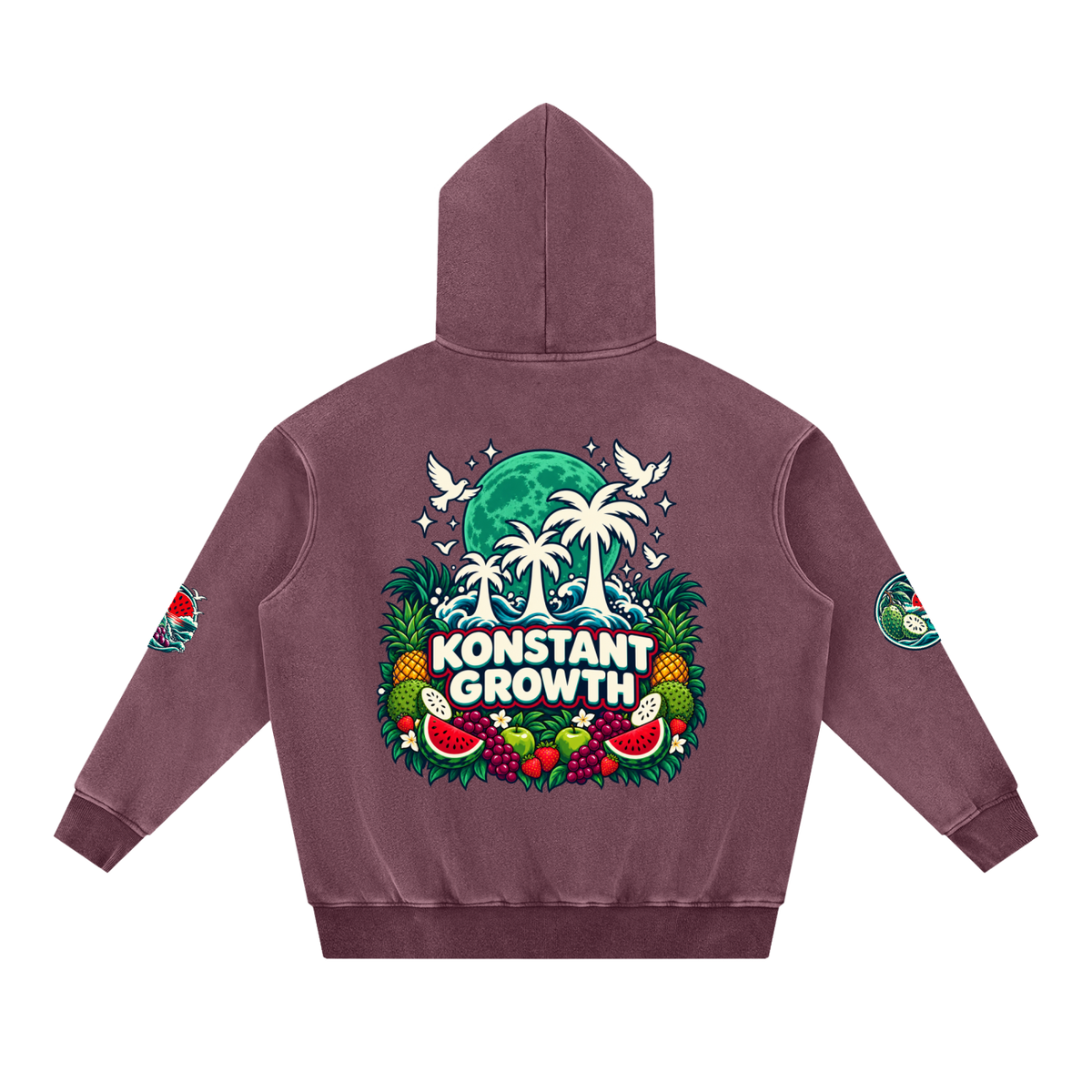 Snow Wash Fleece Oversize Hoodie ODMPOD