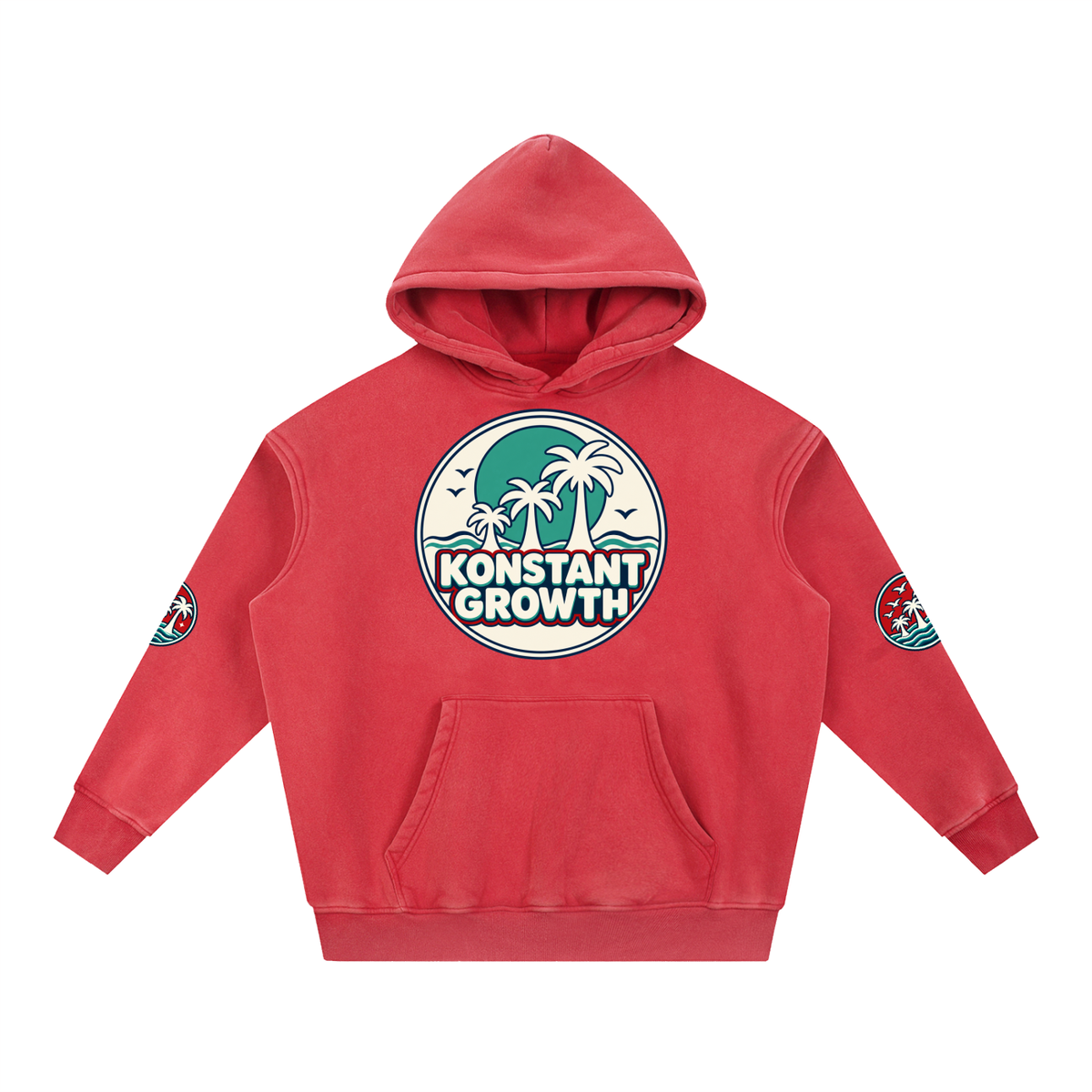 Snow Wash Fleece Oversize Hoodie ODMPOD