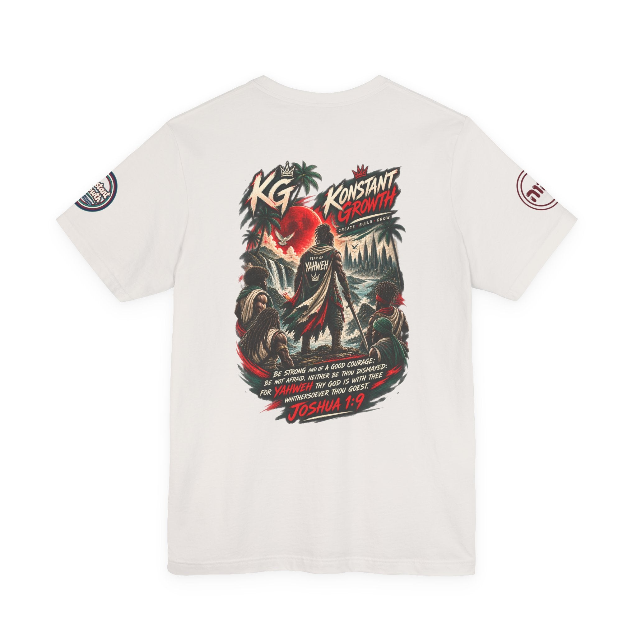 Konstant Growth Logo Tee | Joshua 1:9 Inspirational Fear Of Yahweh