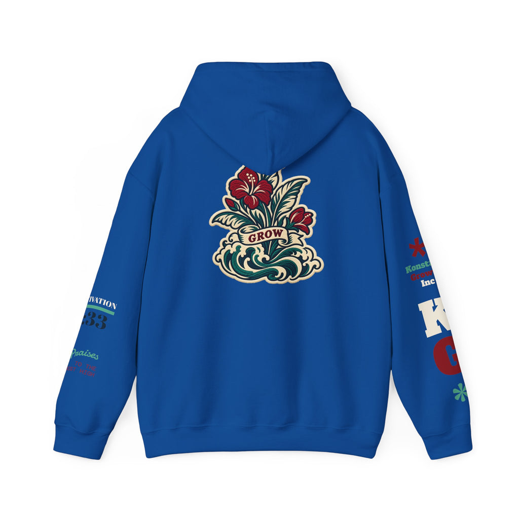 Copy of Hoodie - 'Divine Love' Graphic Hoodie with Vintage Bird & Floral Back Artwork