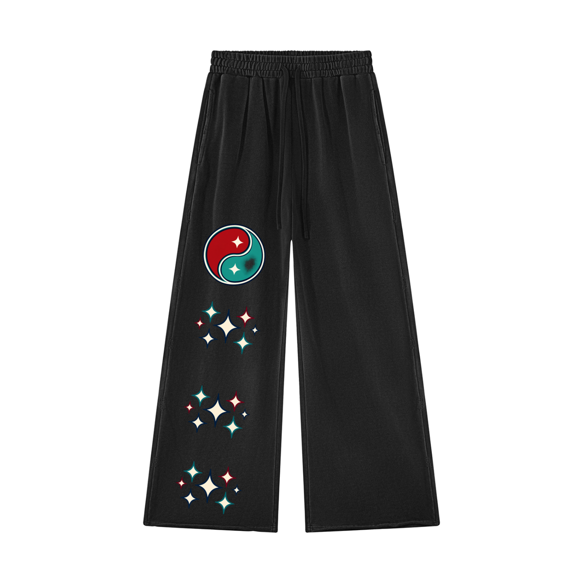 Unisex Vintage Wash Raw Edge Sweatpants ODMPOD