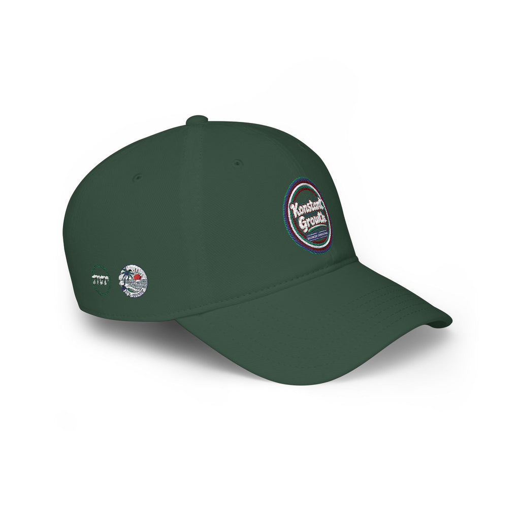 Konstant Growth Circular Logo Baseball Cap | Embroidered Badge