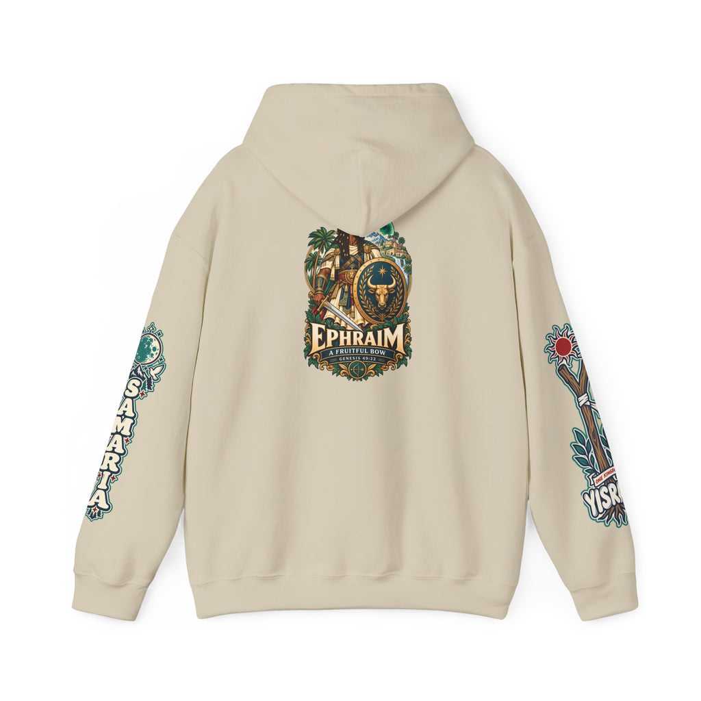 Ephraim Hoodie — Vintage Crest Graphic Hooded Sweatshirt