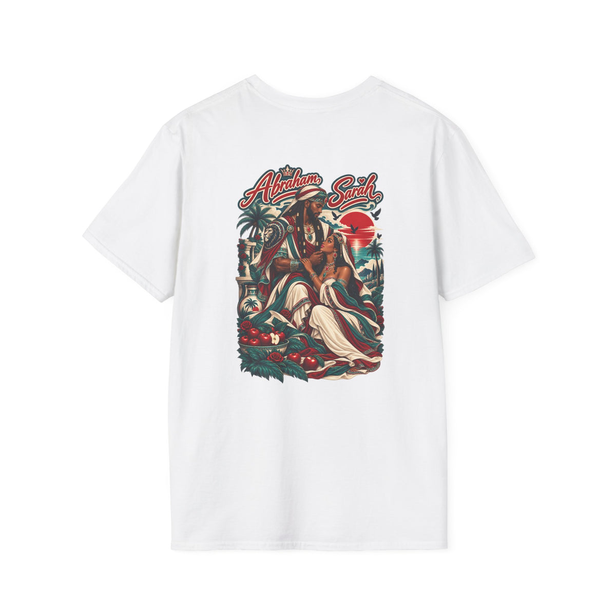 T-Shirt — Divine Love Graphic Tee (Abraham & Sarah Illustration)