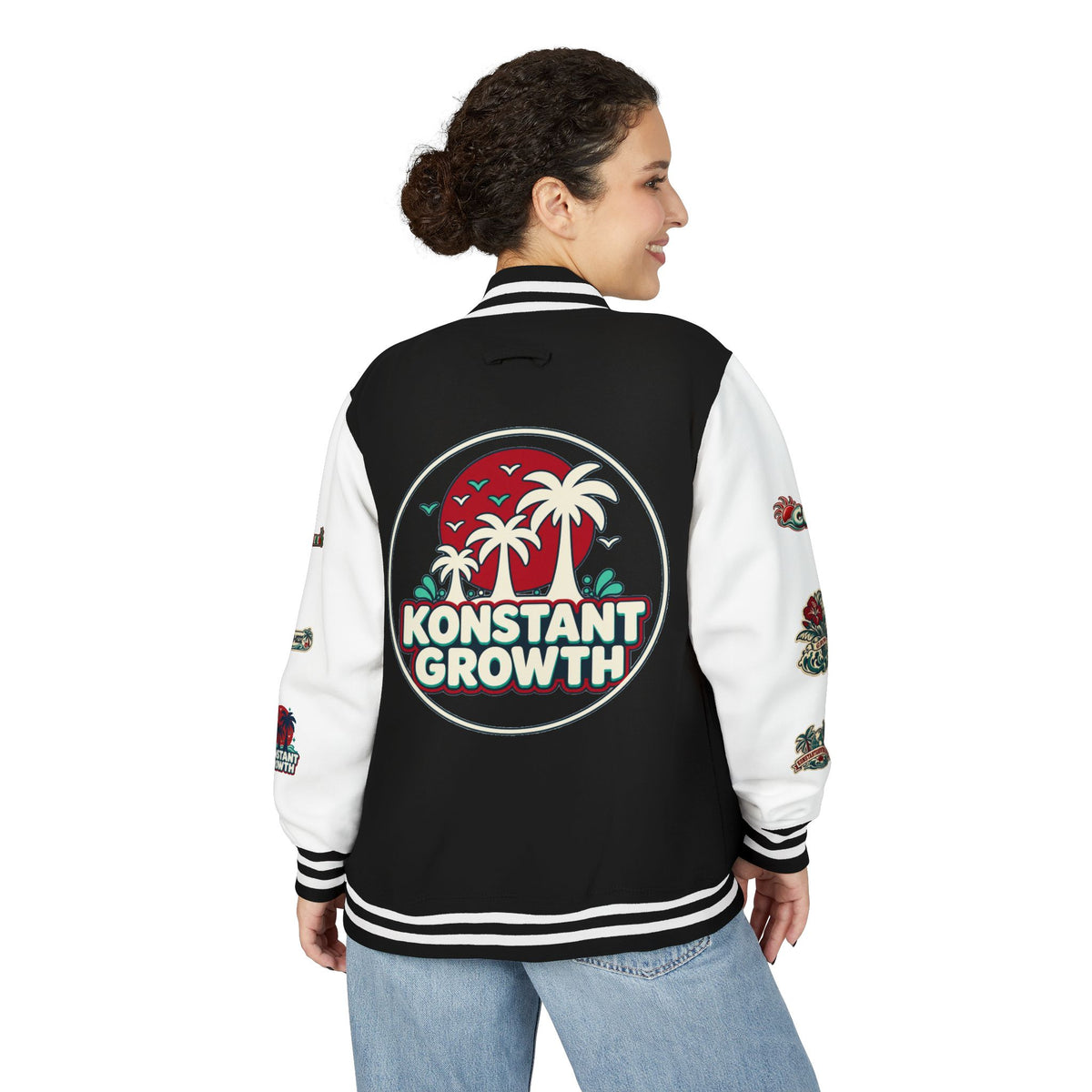 Konstant Growth Letterman Jacket Printify