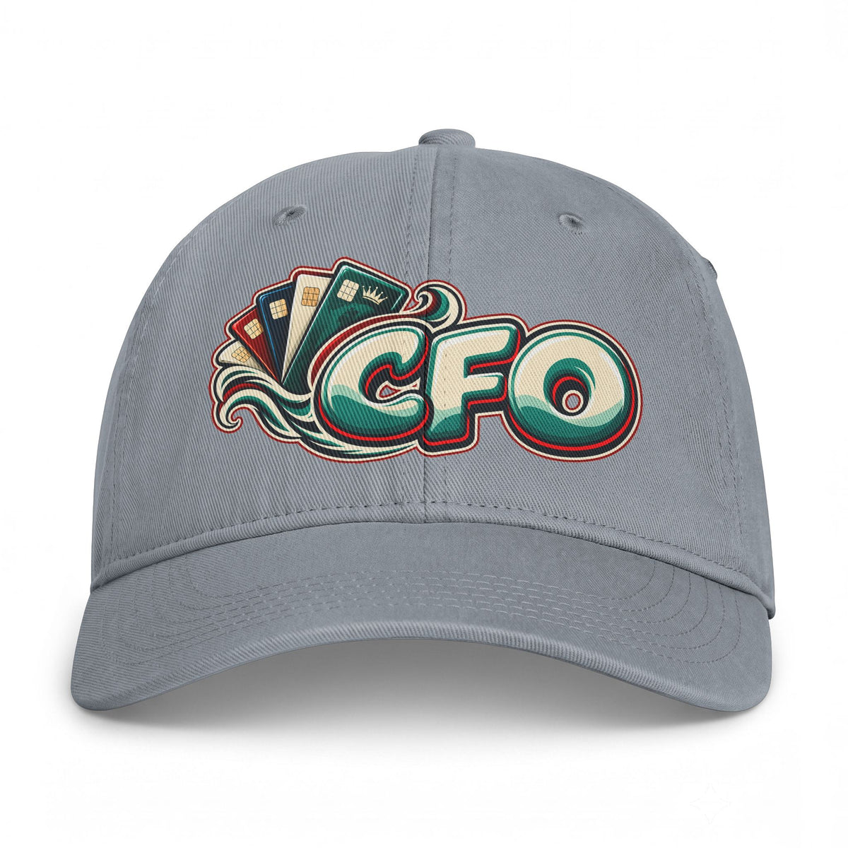 CFO Coastal Vintage Baseball Cap — Retro Surf Logo Dad Hat Printify