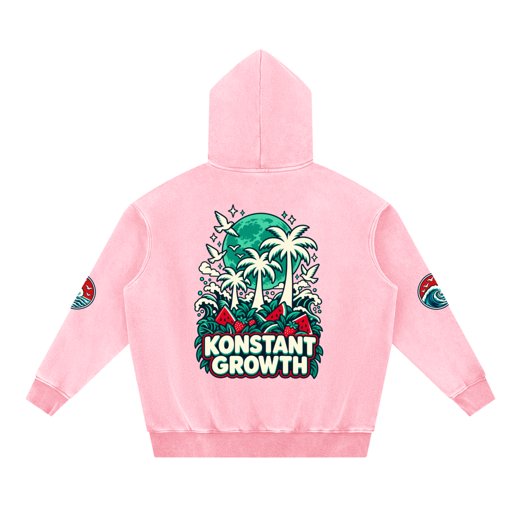 Snow Wash Fleece Oversize Hoodie ODMPOD