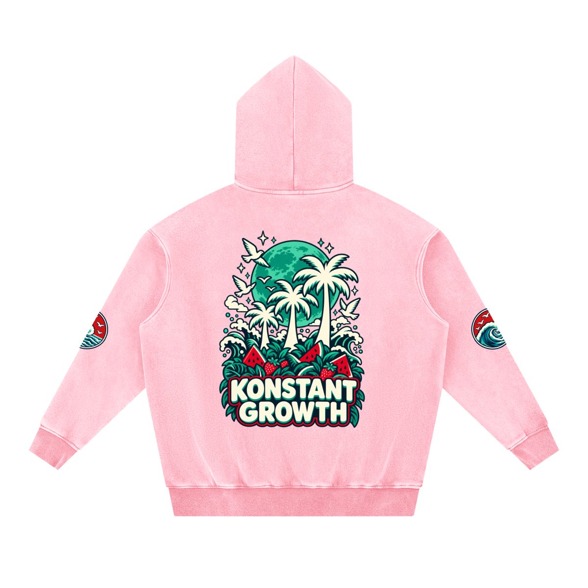 Snow Wash Fleece Oversize Hoodie ODMPOD