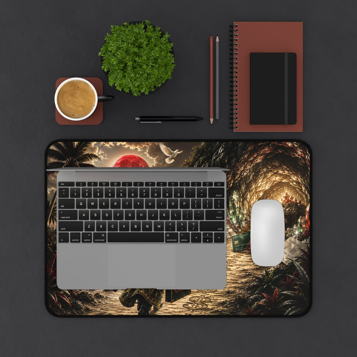 CFO Detective Noir Desk Mat | Executive CEO Office Accessory, Motivational Workspace Decor