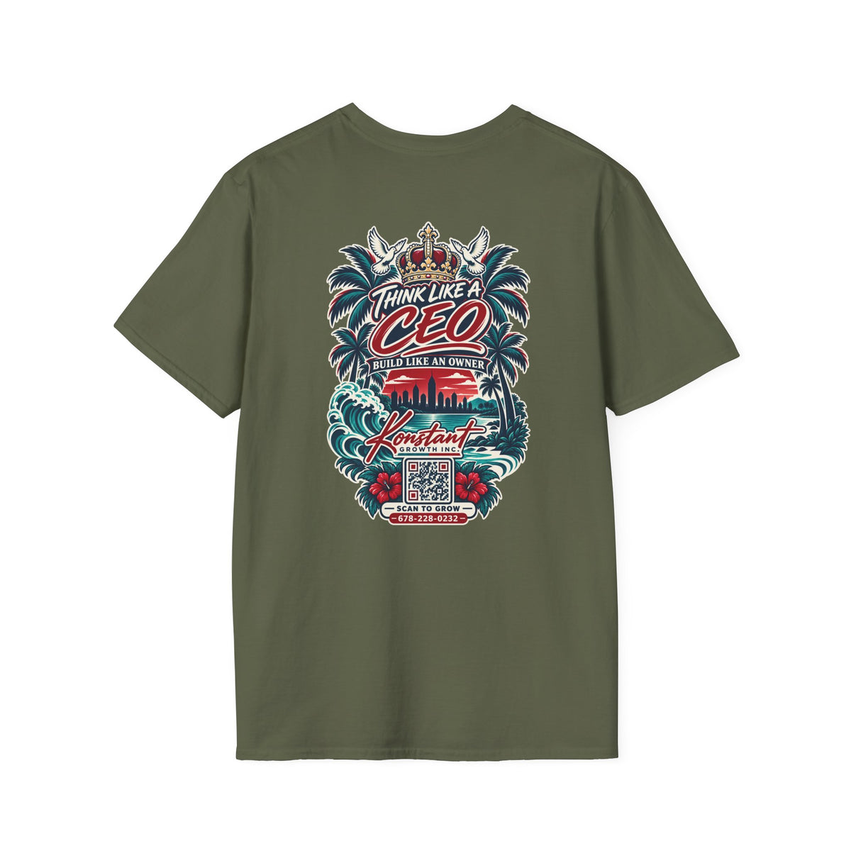 Think Like a CEO T-Shirt — Konstant Growth Motivational Graphic Tee