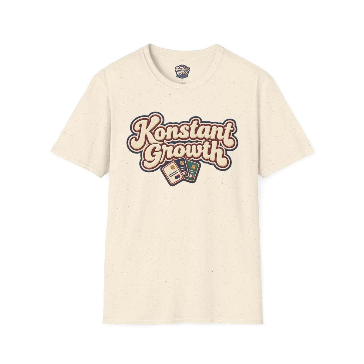Konstant Growth T-Shirt — Retro Palm Sunset Design