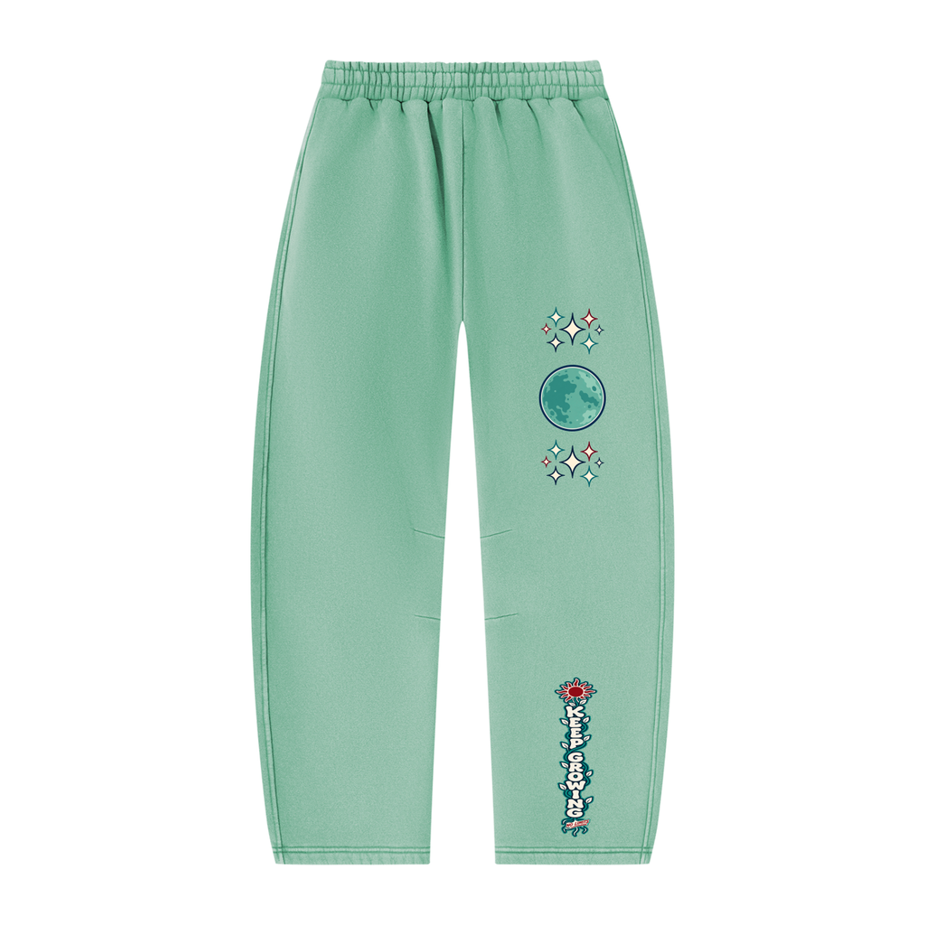 Konstant Growth Vintage — Unisex Vintage Wash Barrel Leg Fleece Sweatpants