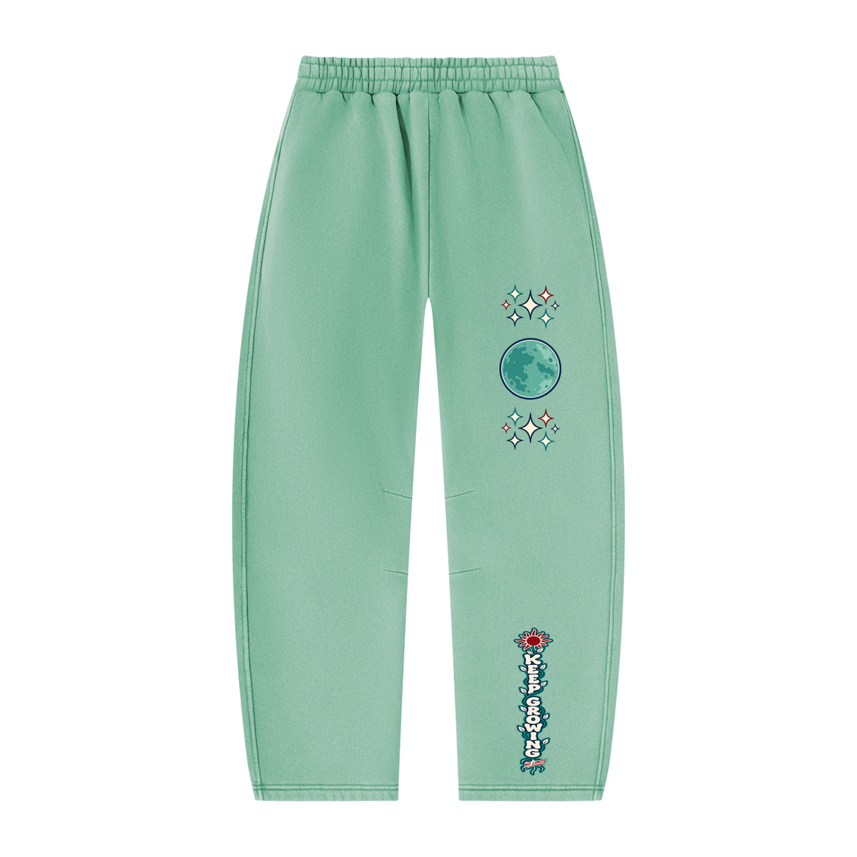 Konstant Growth Vintage — Unisex Vintage Wash Barrel Leg Fleece Sweatpants
