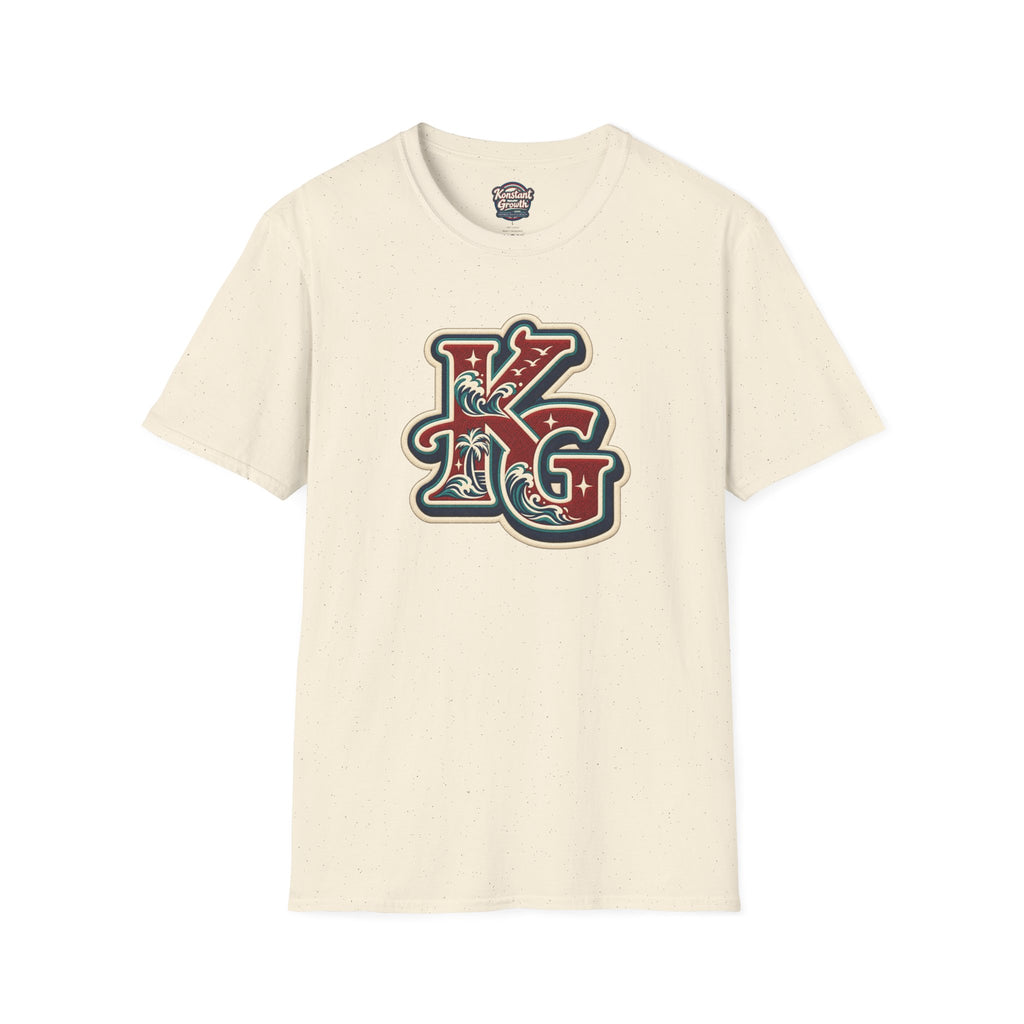 Eclipse Crest T-Shirt — Vintage Floral KG Logo