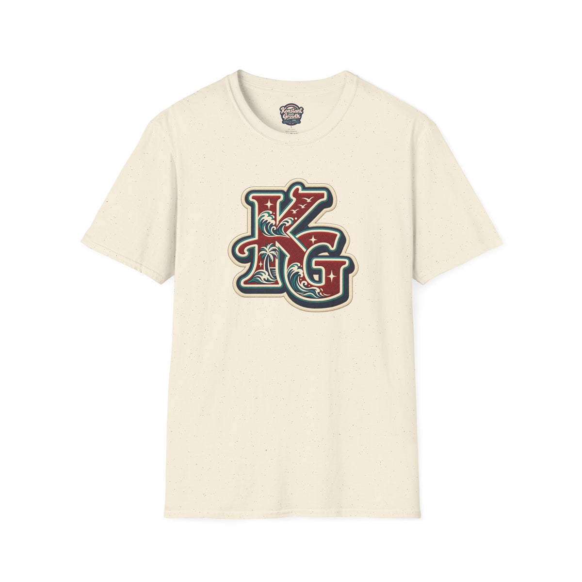Eclipse Crest T-Shirt — Vintage Floral KG Logo