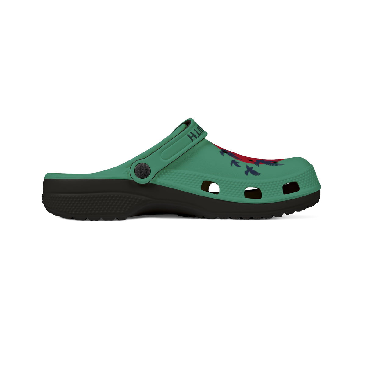 Strawberry Bird Illustration Clogs | EVA Foam Rubber Shoes