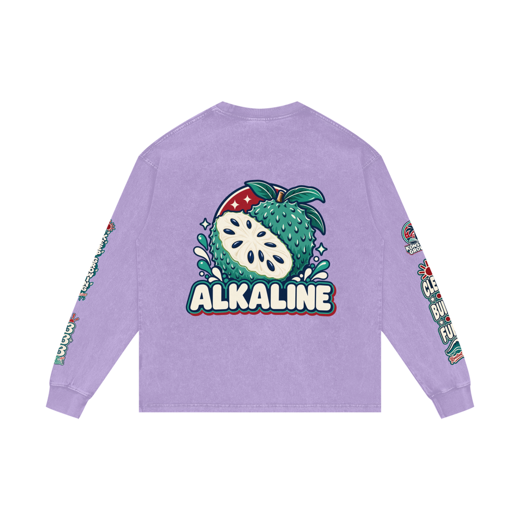 Konstant Growth Vintage — Soursop Acid Wash Long Sleeve Tee