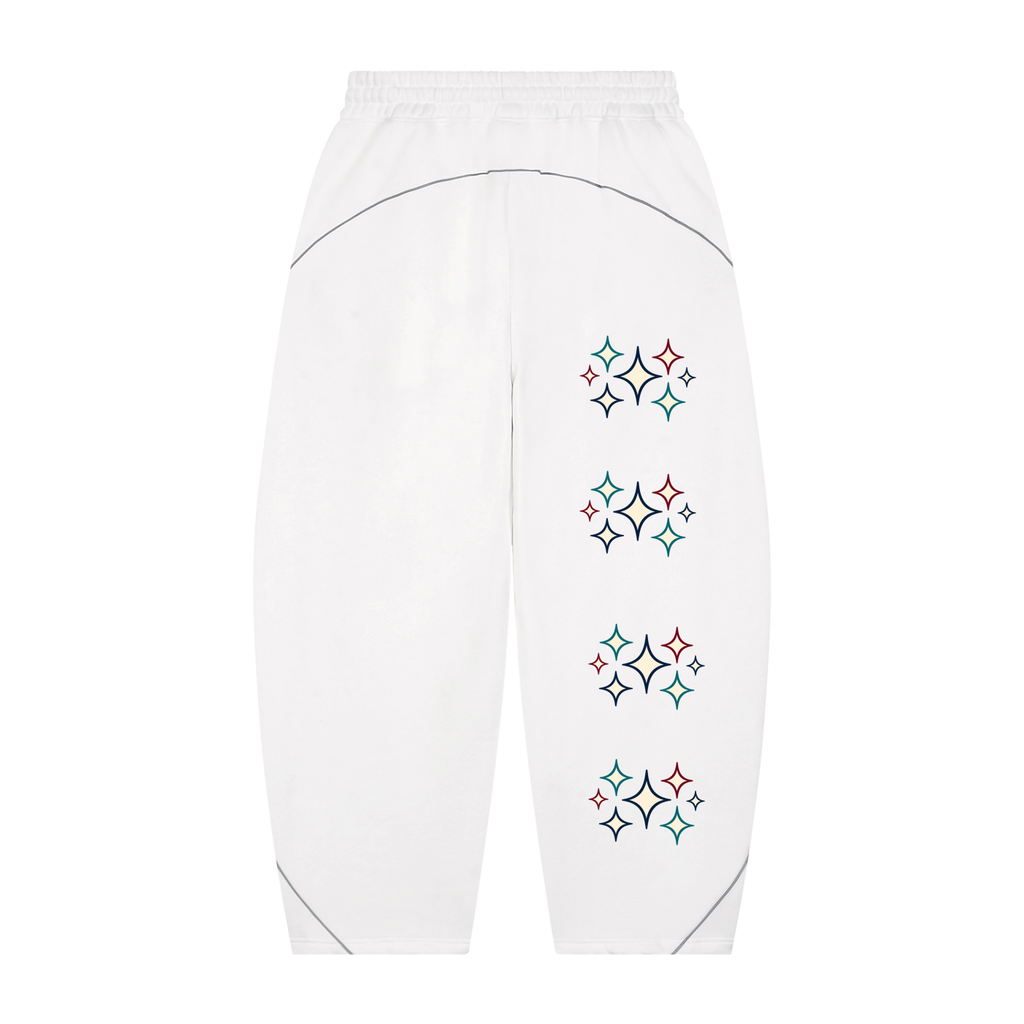 Konstant Growth Vintage — Unisex Piping Fleece Barrel Leg Sweatpants