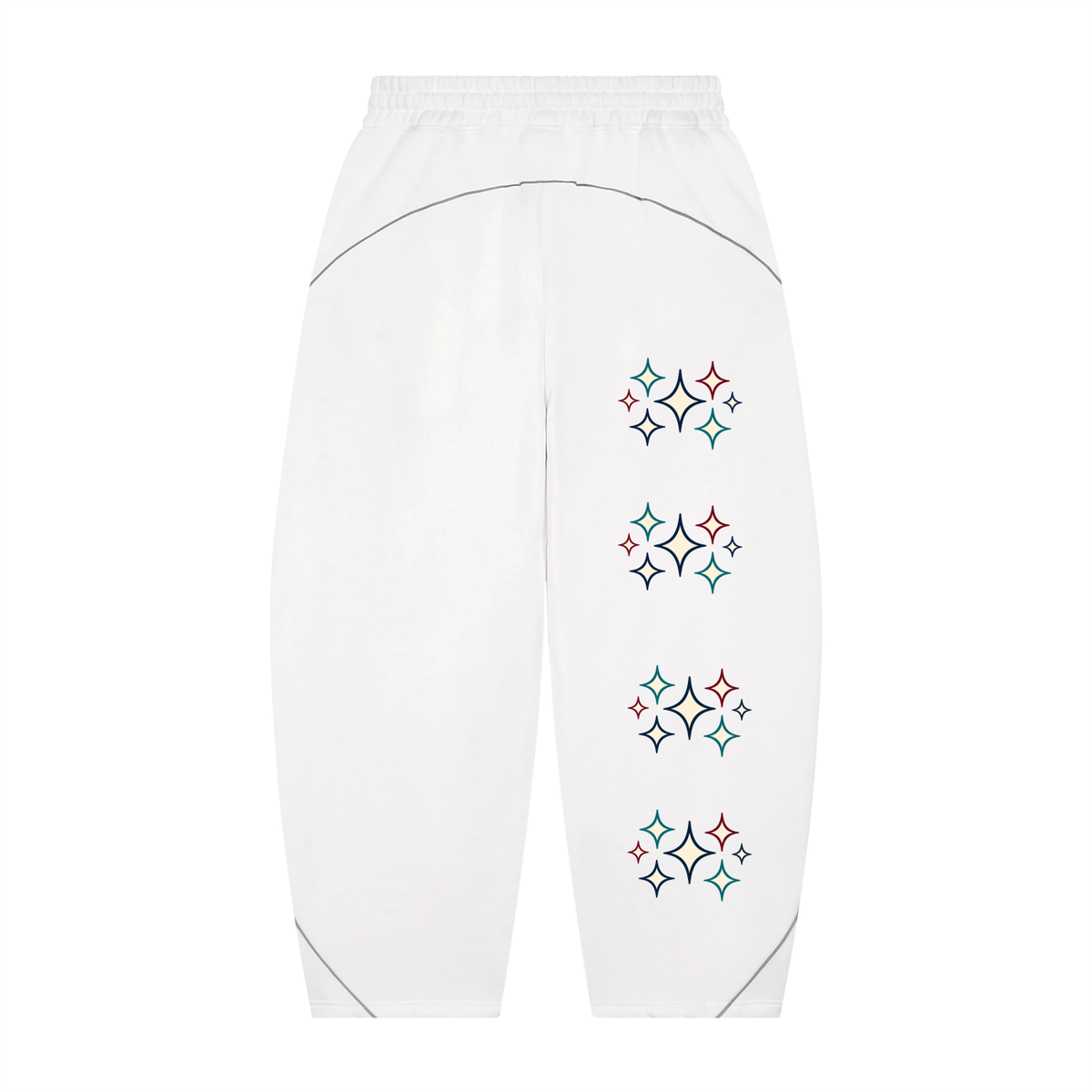 Konstant Growth Vintage — Unisex Piping Fleece Barrel Leg Sweatpants