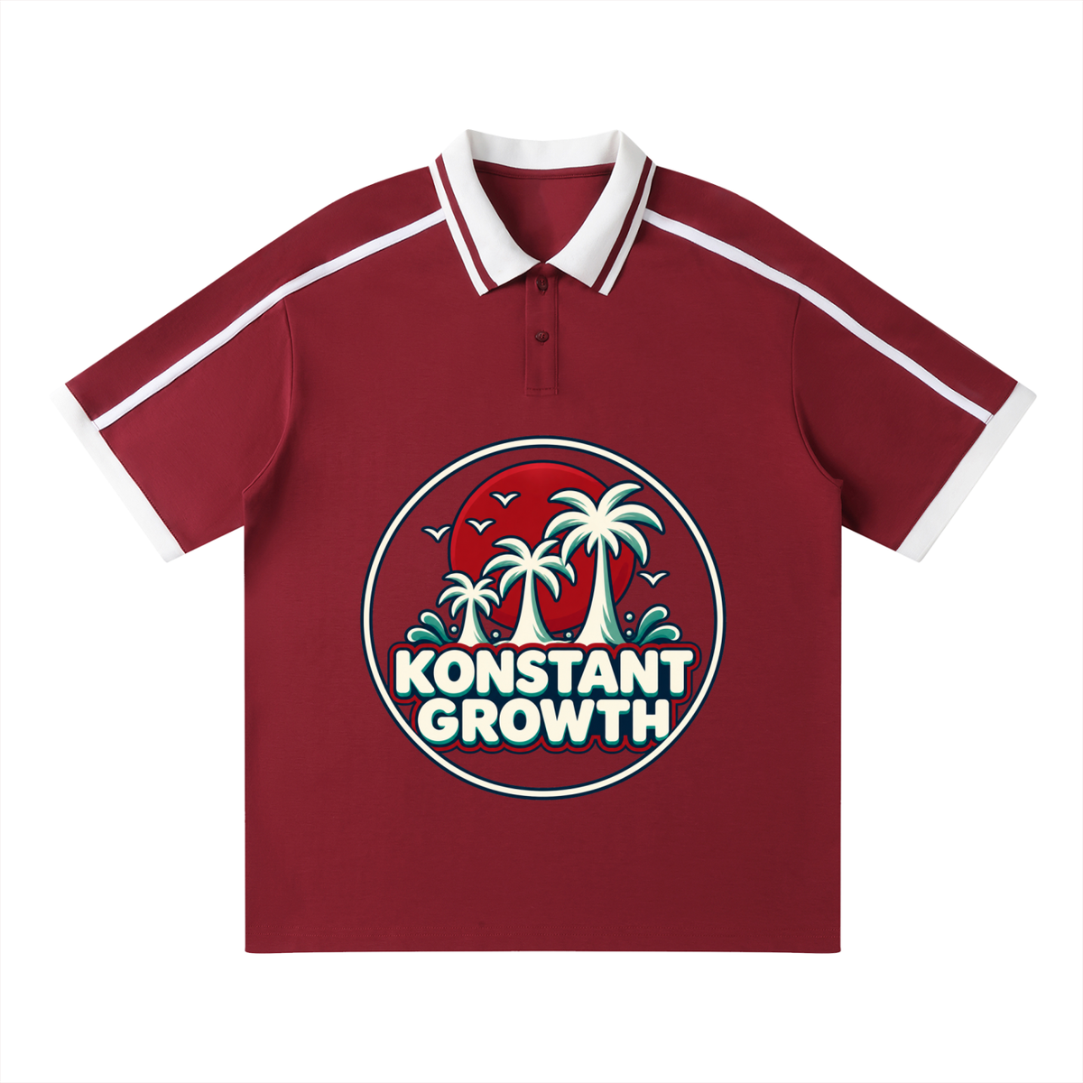 Unisex Contrast Piping Polo Shirt ODMPOD