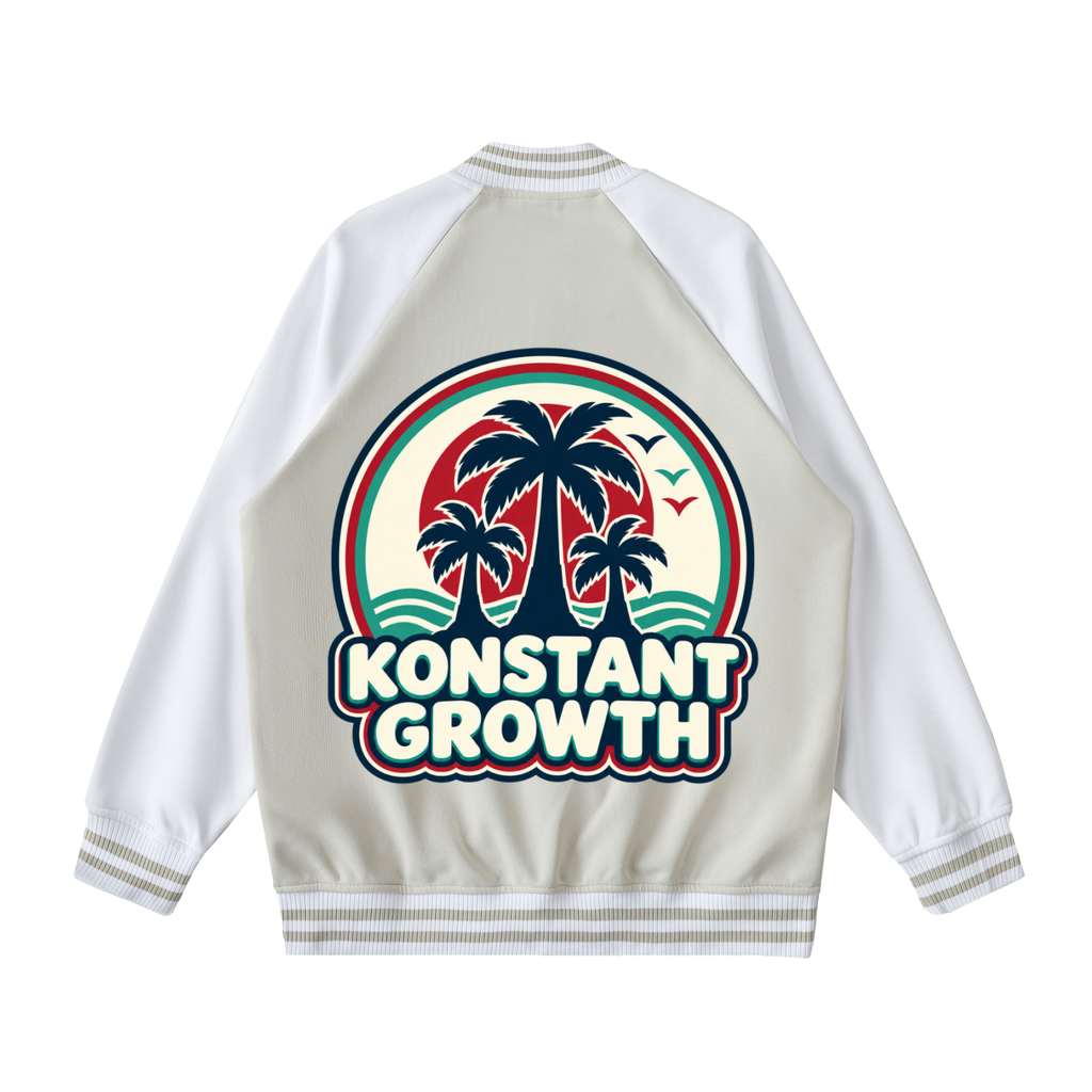Konstant Growth Vintage — Two Tone Raglan Sleeve Varsity Jacket