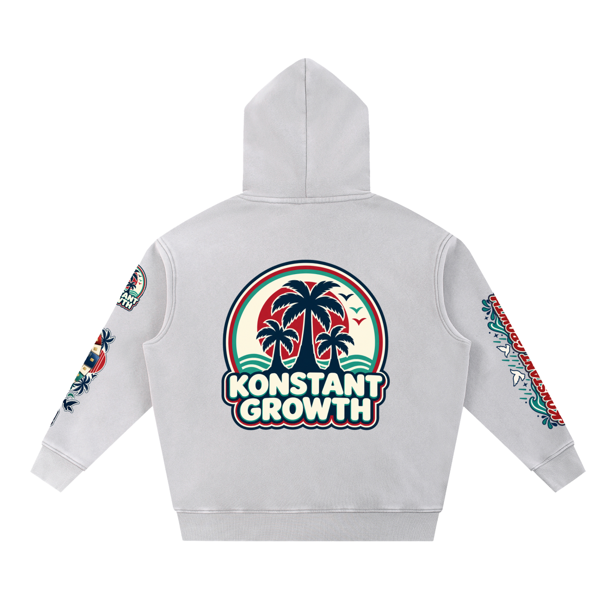 Konstant Growth Vintage — Snow Wash Fleece Oversize Hoodie