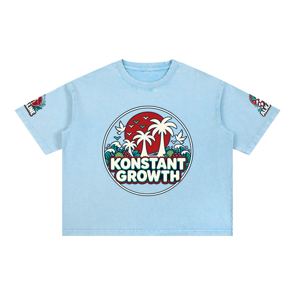 Mineral Wash Boxy Cotton T-Shirt ODMPOD