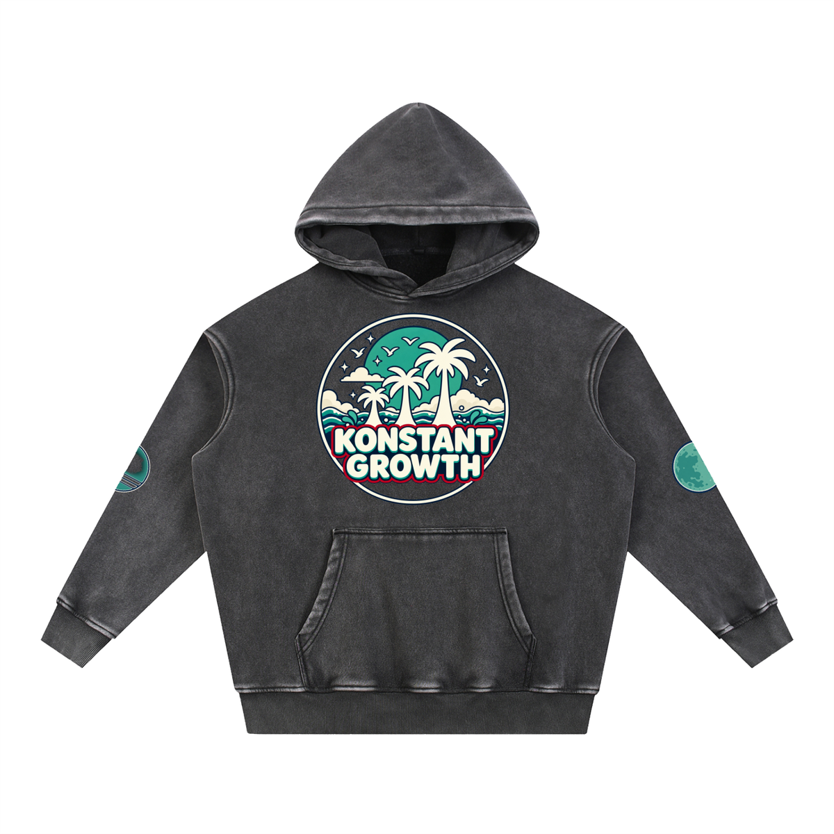 Snow Wash Fleece Oversize Hoodie ODMPOD