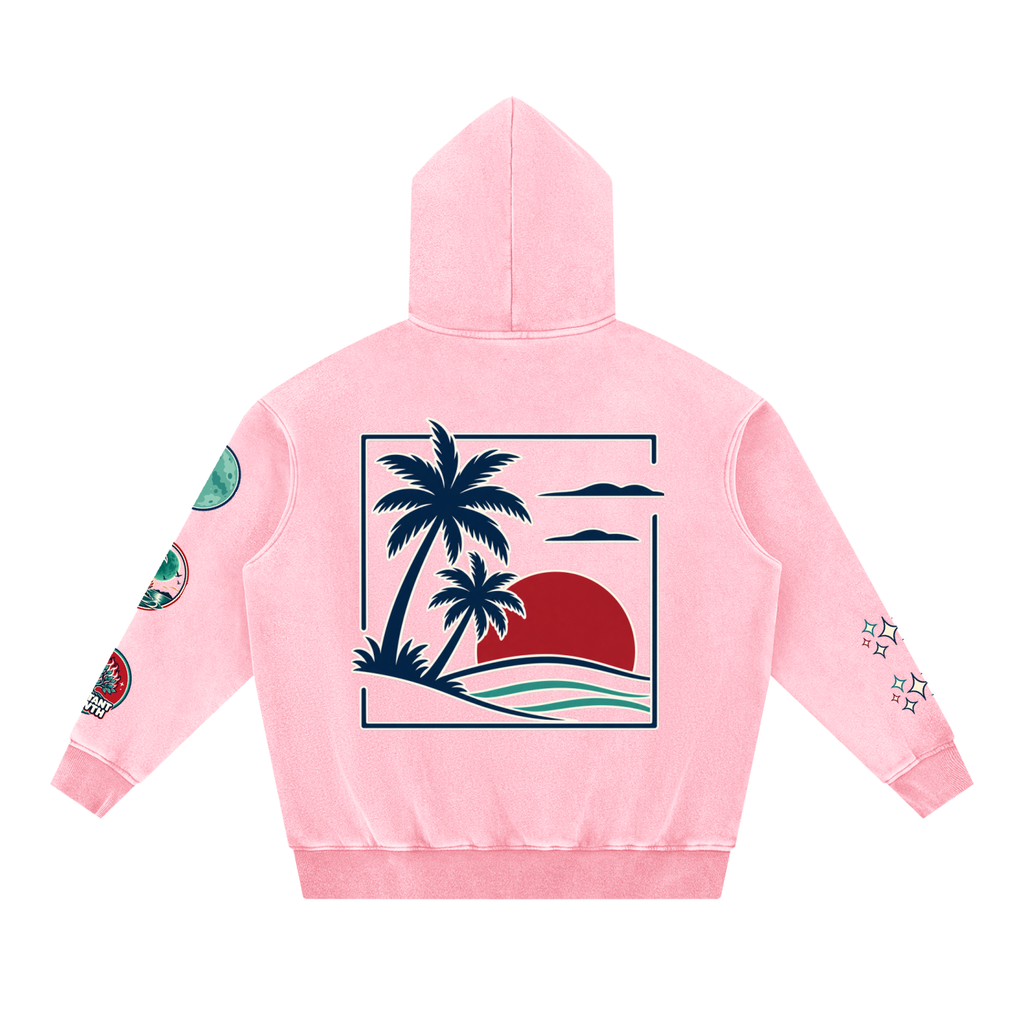 Konstant Growth Vintage — Snow Wash Fleece Oversize Hoodie