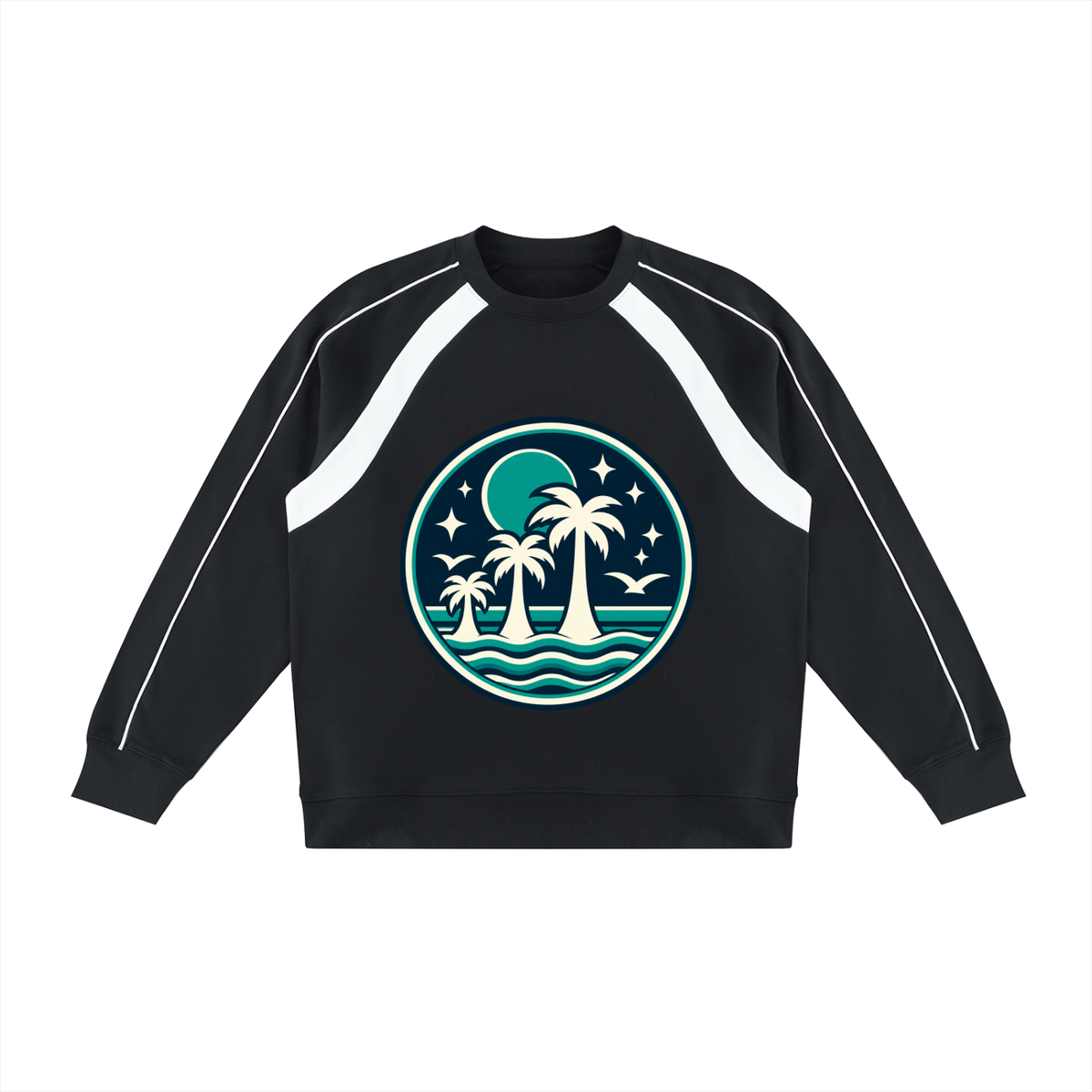 Unisex Color Block Crewneck Sweatshirt ODMPOD